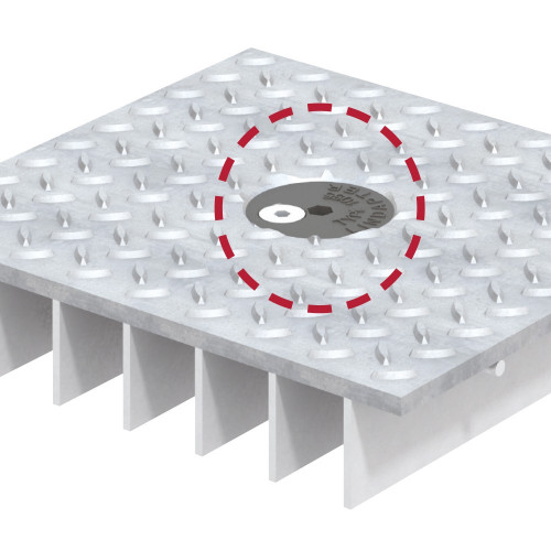 Special Lindapter Type FG1055 Floor Plate Acier Inoxydable LINDAPTER®