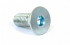 Vis tête fraisée 6 pans creux ISO 10642 M6 X 1.25 X 60mm cl.12.9 zingué blanc HOLO-KROME®