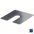 Cale de réglage moteur séparable épaiss 1.0mm 43 X 43 inox