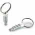 DOIGT D'INDEXAGE FILETE AVEC BAGUE EN ACIER INOX REF W797-J04 CIN