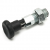 DOIGT D'INDEXAGE FILETE AVEC BAGUE EN ACIER INOX + ECROU DE BLOCAGE REF W794-J0401 CIN