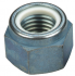 Ecrou hexagonal autofreiné (anneau non metallique) ISO 7040 M27x 3.00 acier cl. 10 zinc nickel gris