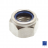 Ecrou hexagonal autofreiné (anneau non metallique) au pas fin M16 X 1.50 acier cl.10 Zinc nickel NYLSTOP®