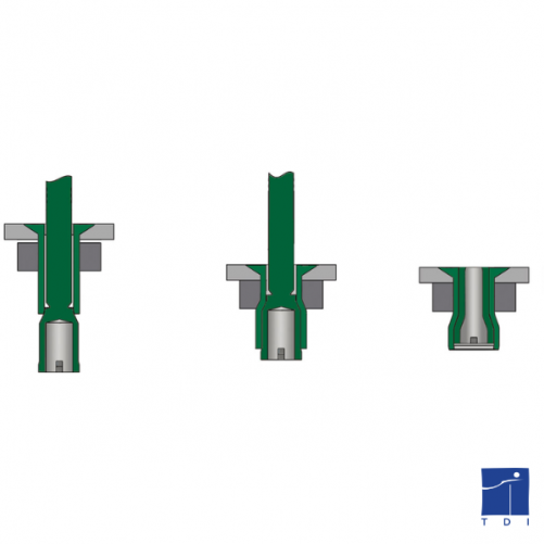 RIVET STRUCTURE TP Ø 6,5 X 20 INOX/INOX REFERENCE G1826006520