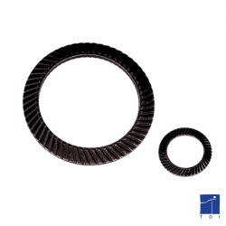 Rondelle conique à double crantage type VS