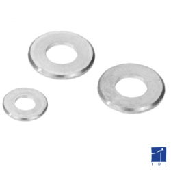 Rondelle plate NFE 25513 acier 100HV zingué bichromaté série étroite Z - série normale M - série large L