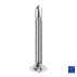 Vis à tôle autoperceuse tête fraisée Phillips DIN 7504P M5.5 X 50mm acier cémenté zingué blanc