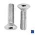 Vis tête cylindrique 6 pans creux ISO 4762 M10 X 1.50 X 18mm cl.12.9 zingué blanc HOLO-KROME®
