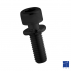 Vis tête cylindrique 6 pans creux ISO 4762 M6 X 1.00 X 10mm cl 12.9 BLACK OXYDED + OILED avec rondelle imperdable DIN 6908