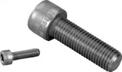 Vis tête cylindrique 6 pans creux ISO 4762 M6 X1.00 X16/16mm inox 316L80 BUMAX 88®