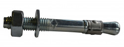 Goujon d'ancrage à bague B 12mm X 50mm X 145mm acier zingué