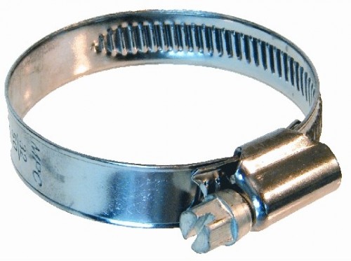 Collier de serrage à bande emboutie largeur 12mm Ø210 à 230mm inox