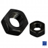 Ecrou hexagonal HU DIN 934 M3 X 0.50 acier cl.8 zing nickel noir renforcé