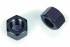 Ecrou hexagonal HH (hauts) décolleté ISO 4033 M5 X 0.80 acier doux zingué noir