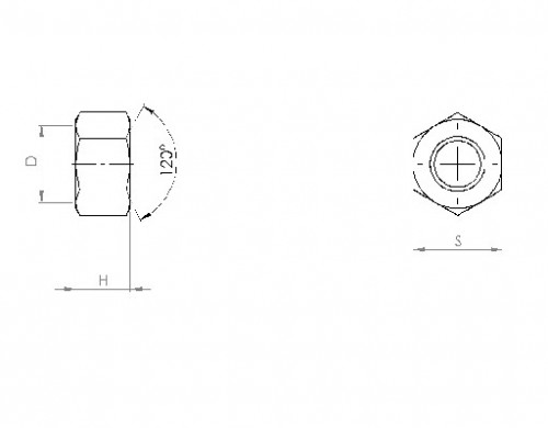 Écrous hexagonaux HU ISO 4032 - M4 - VI10034 