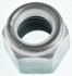 Ecrou hexagonal autofreiné (anneau non metallique)  M12 X 1.75 acier cl.10 Zinc nickel gris NYLSTOP®