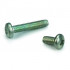 Vis autoformeuse à métaux  tête cylindrique bombée Pozidrive DIN 7500C M3 X 0.50 X 6mm acier cémenté zingué blanc