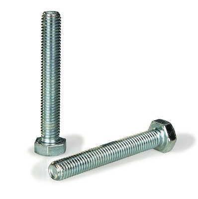 Vis à Tête Hexagonale M8-1.25 X 20 Mm - DIN 933 - Lot De 12 - Pour Fixation Métallique, Carrosserie, Mécanique - Haute Résistance